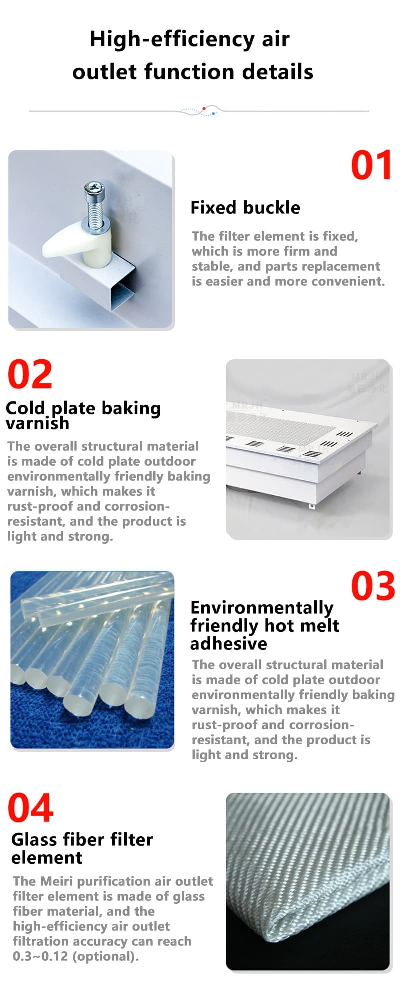 2000 CFM Industrial Ceiling Vent | Full Cold Plate Baked Paint | 1270×660×260