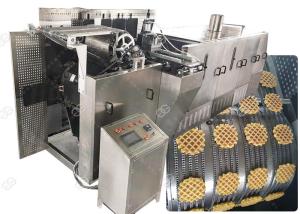 China Stainless Steel Waffle Biscuit Making Machine 3KW Cookies Maker Machine on sale