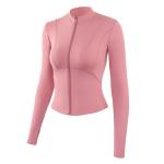 Oem Factory Manufacturer Custom Logo Running Jacket Women's Tight Long Sleeve