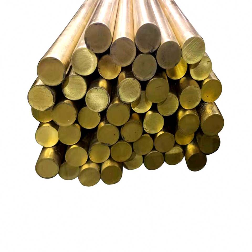 H62 H65 Brass And Copper Rod 1 - 10mm Bright Surface Customization