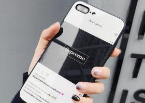 China Protective Trendy Adsorption Glass Tempered Phone Cases wholesale