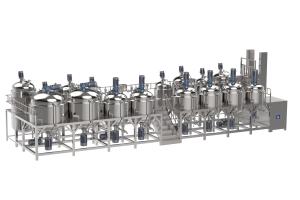 China Vacuum Hydraulic Lifting Toothpaste Making Machine For Emulsification wholesale