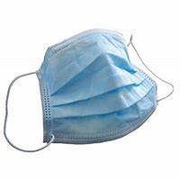 China Anti Virus Full Face Surgical Mask Ce Non Woven 3 Layers Sterility In Blue wholesale