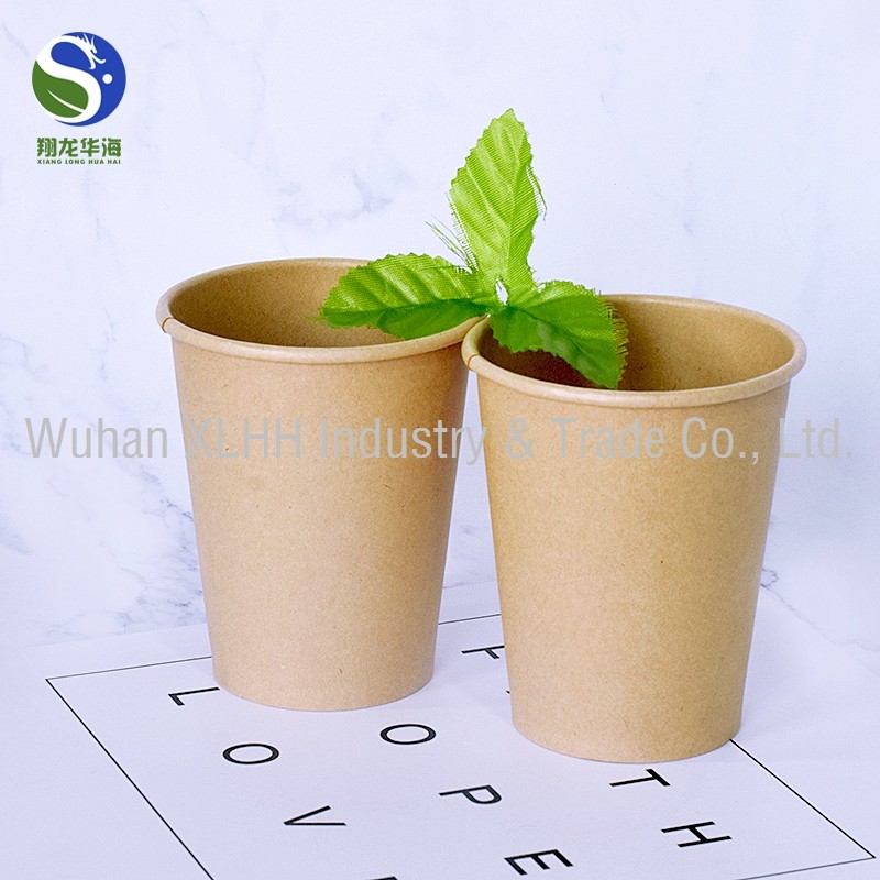 Heat Resistant Kraft Eco Friendly Paper Cups 16Oz Portable Biodegradable