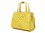 New zipper large capacity women's crocodile leather handbag for lady