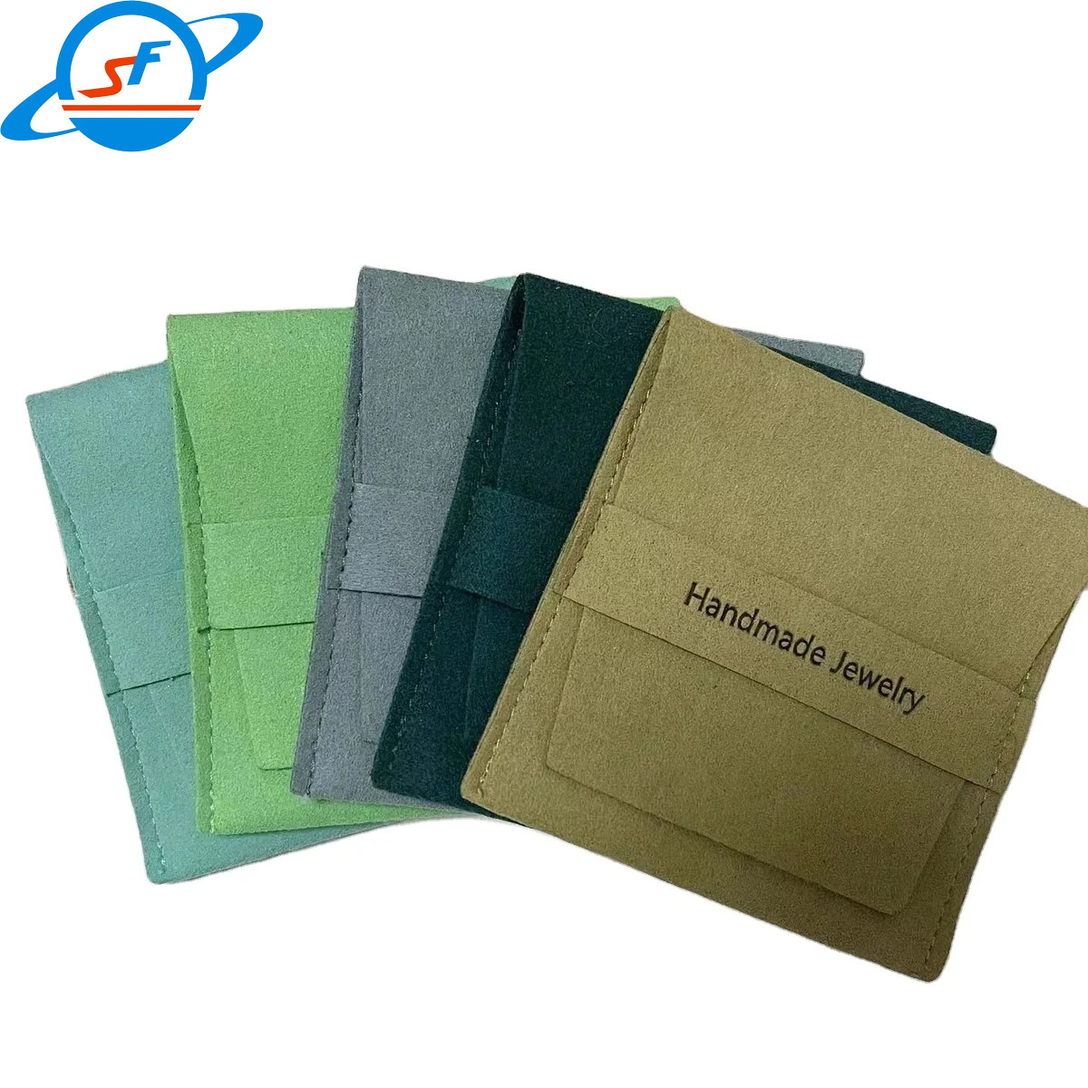 Jewelry Bags Jewellery Colorful Personalized Jewelry Bags Custom Logo Velvet Jewellery Packaging Pouch