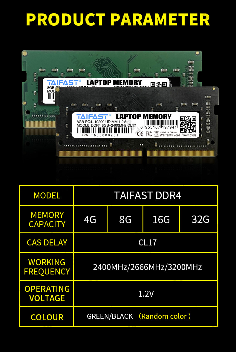 CE 16GB DDR4 Memory Ram 2400mhz 240 Pin 1.2V So Dimm For Laptop Notebook 3 Years