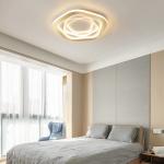 65W 120W Acrylic Led Ceiling Lights Drum Shade Bamboo Lamp