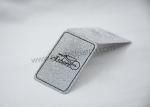 OEM Sliver Glitter Printed Recycled Paper Hang Tags For Clothing