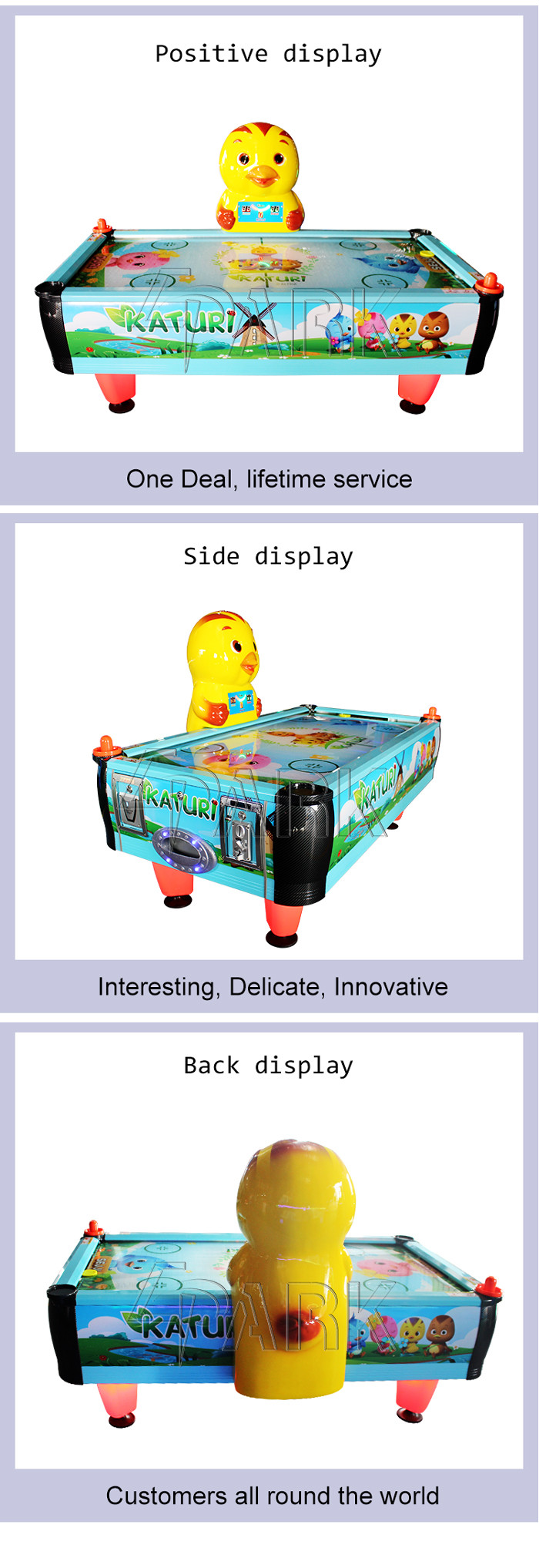 Indoor Air Hockey Table Ticket Redemption Game Machine