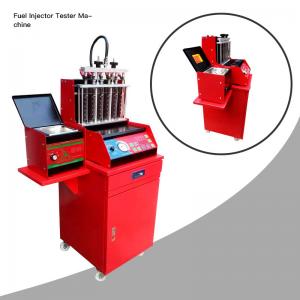 China Six Test Cylinder 50r / Min 0.6Mpa Fuel Injector Tester Machine on sale