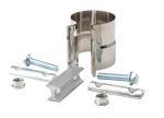 2.5" 3.0" Butt Joint 304 Iso Stainless Steel Muffler Clamps