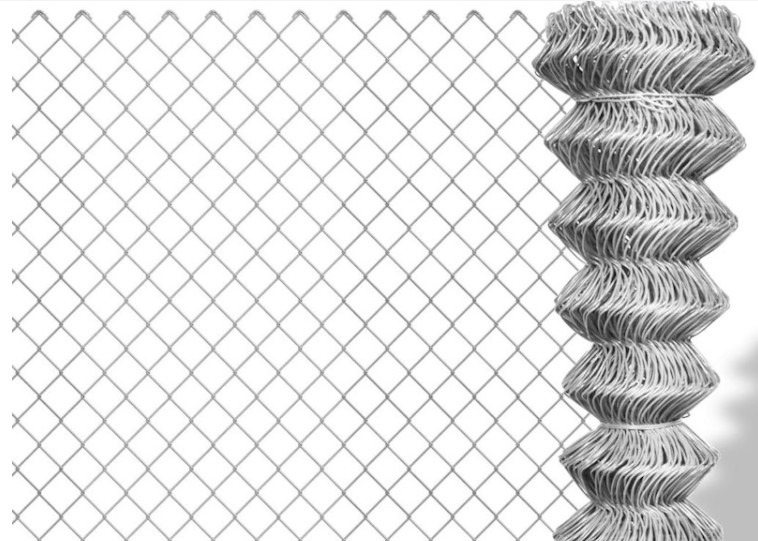 3mm 12 Gauge Chain Link Fence Pvc Coated Green 6x50