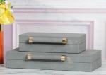 Leather MDF Jewellery Container Box