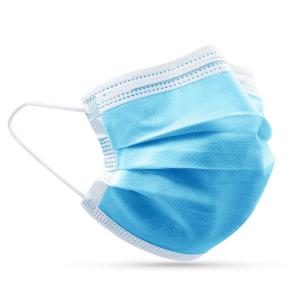 China 3 Ply Antibacterial Face Mask Disposable Earloop Non Woven Medical Mask wholesale
