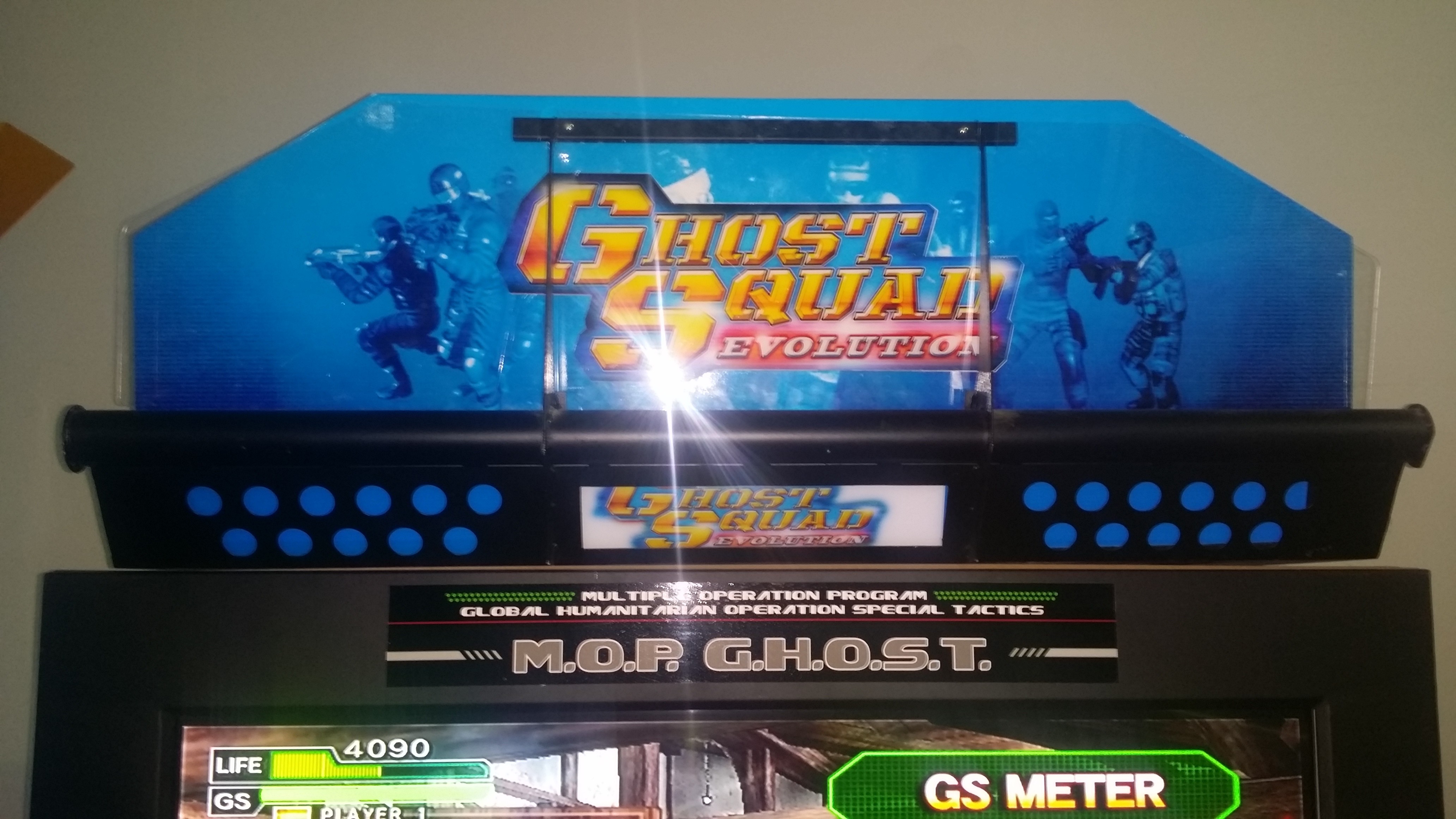 55 LCD Interior Shooting Arcade Machine Ghost Squad Customized Design