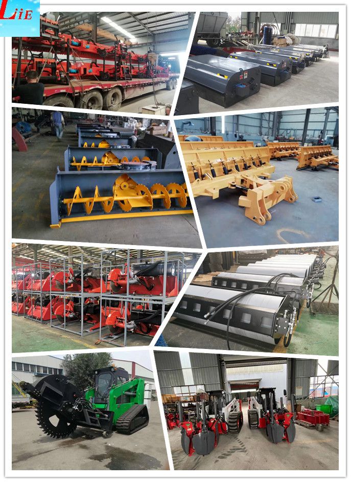 China snow sweeper attachments for XCMG Liugong SDLG wheel loader