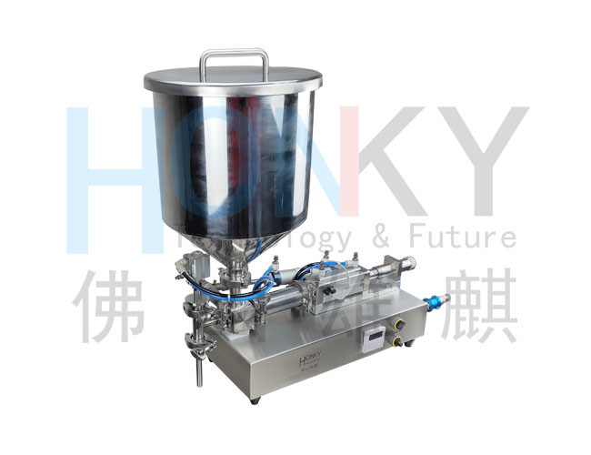Desktop 40 BPM Tomato Paste Filling Machine With Ceramic Piston Pump