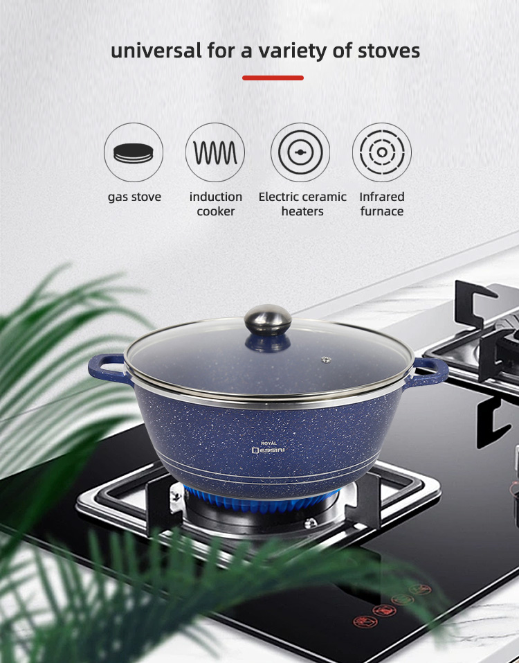 New Arrival 23Pcs Multi-Purpose Aluminum Non-Stick Cooking Pot And Pan Sets With Aluminum Handle