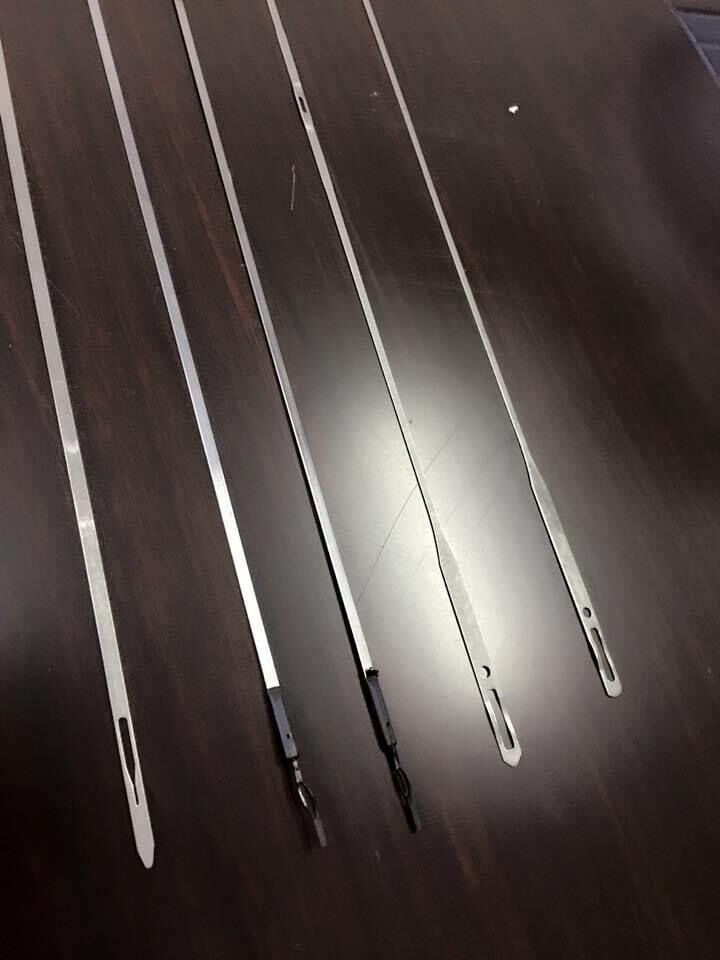 Stainless Steel Wire Heald Heald Wire For Carpet Industry 520MM Dobby Heald