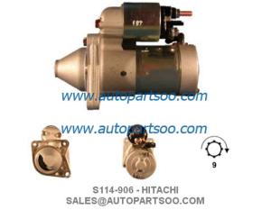 China S114-905 S114-906 - HITACHI Starter Motor 12V 1KW 9T MOTORES DE ARRANQUE wholesale