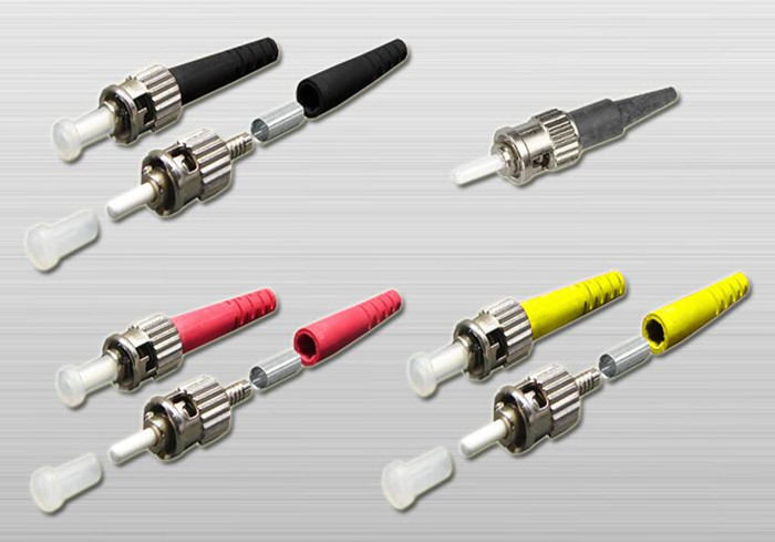 Simplex 2.0mm Single Mode ST Connector With Black Boots