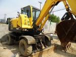 Used HYUNDAI 60W-7 Wheel Excavator