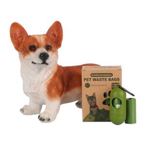 China Dark Green HDPE EPI Compostable Dog Bags Environmentally Friendly wholesale