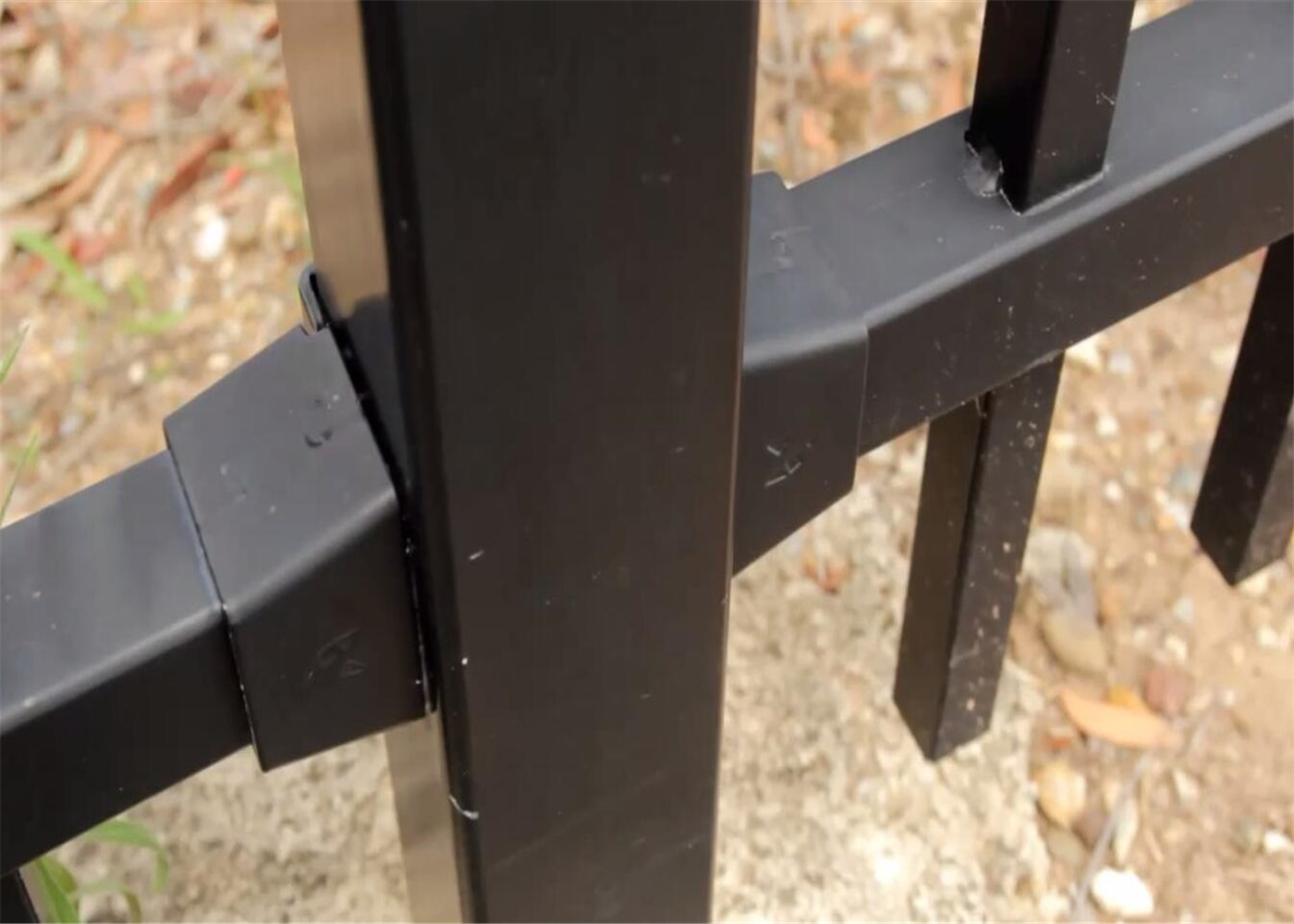 Tubular Garrison Fence / Australia Security Commerical Garrison Fence Panel / Black Garrison Fence