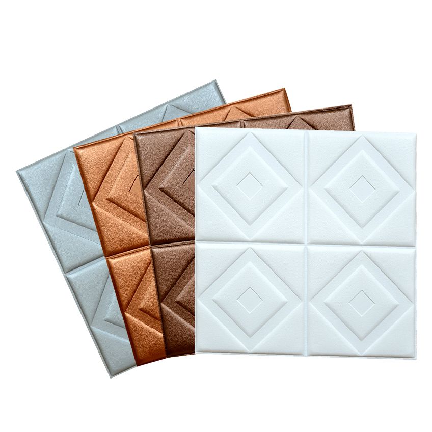 Moistureproof 3D PE Foam Wallpaper 70x77cm 3D PE Foam Wall Sticker
