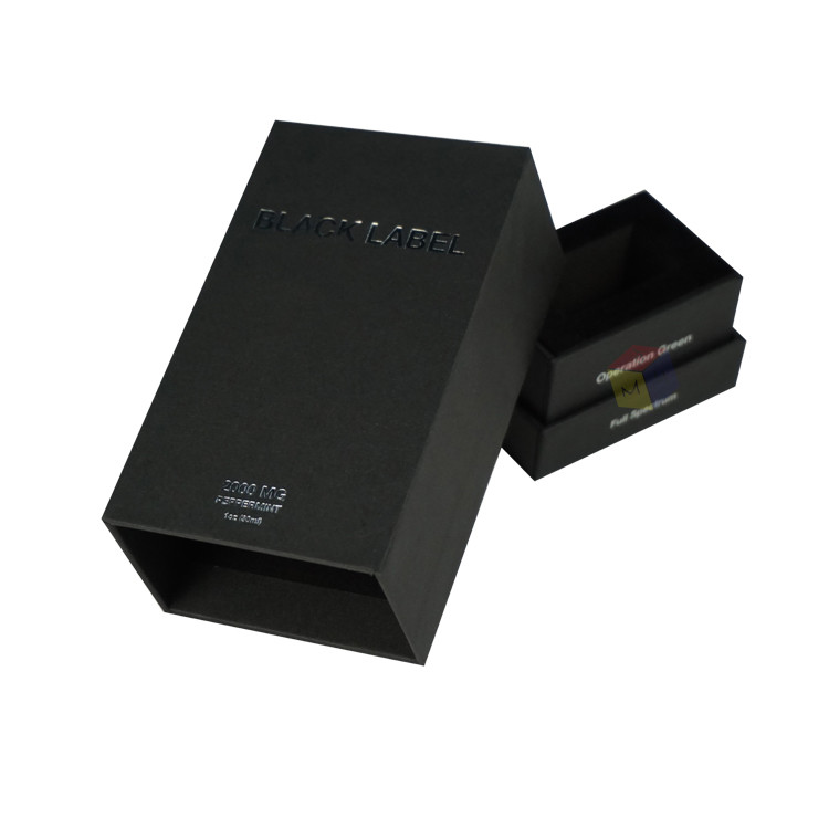 Customized Luxury Rigid Cardboard Paper Boxes For Men'S Perfumes Packaging With EVA Foam Insert