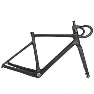 China Disc Brake Carbon Gravel Bike Frameset 700C Carbon Road Frame wholesale