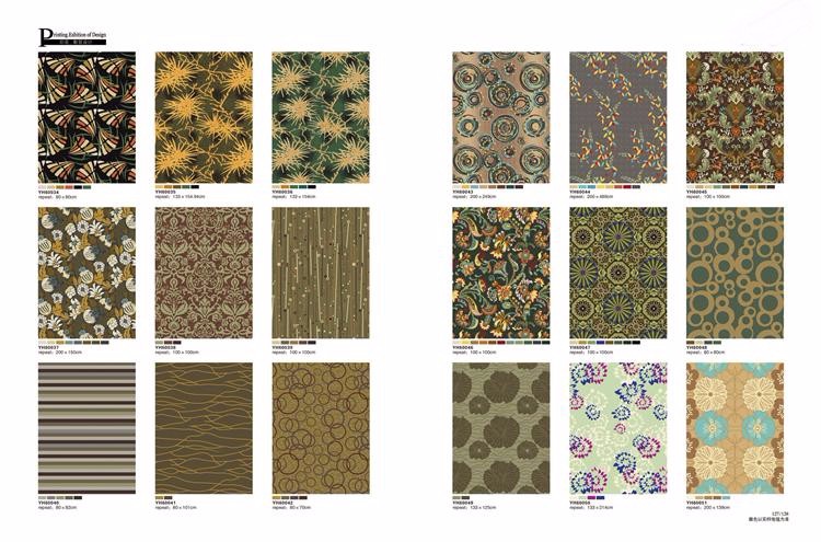 Chinese vintage style fireproof wall to wall nylon floor carpet