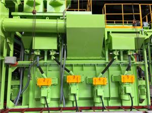 China Sa2.5 Wire Rod Shot Blasting Machine Steel Bar Rebar cleaning wholesale