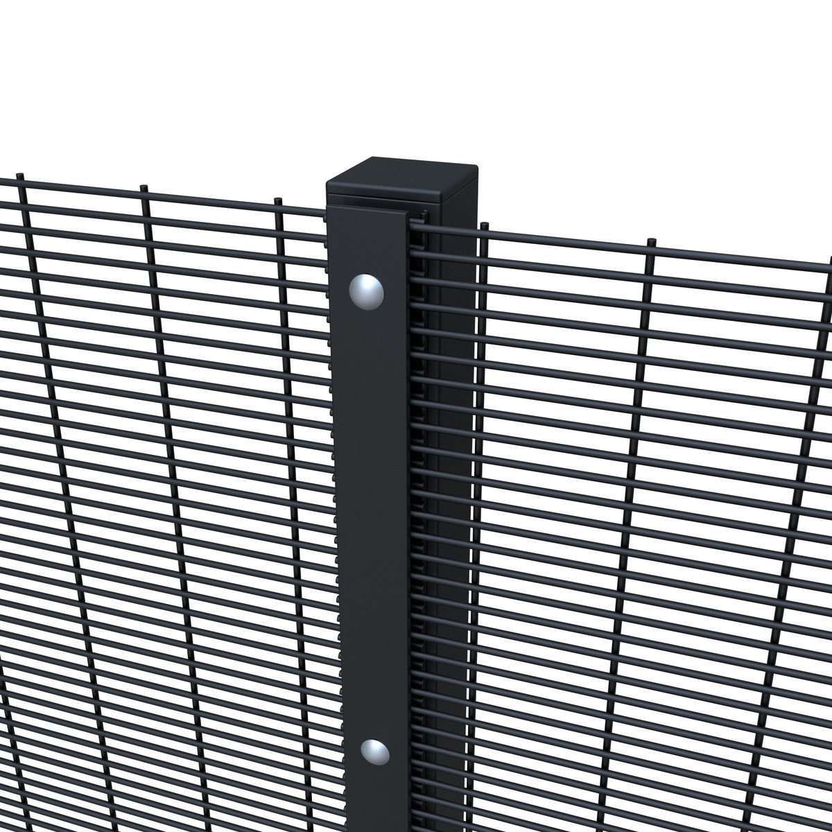 High Security Powder Coated 358 Anti Climb Fence