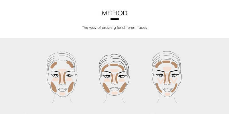 Bronzer Stick Wesson cosmetics face concealer bronzer shimmer foundation highlighter contour stick