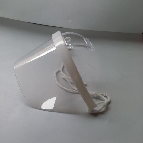 Transparent Plastic Sanitary Surgical Clear Face Mask , Disposable Medical Face Masks