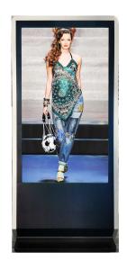 China 500nits Floor Standing Touch Screen Kiosk 55 Inch Digital Signage Display wholesale