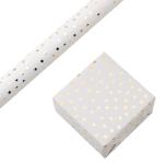 Golden Silver Striped Gift Packing Paper Sheets 85GSm 30 Sq Ft Wrapping Paper