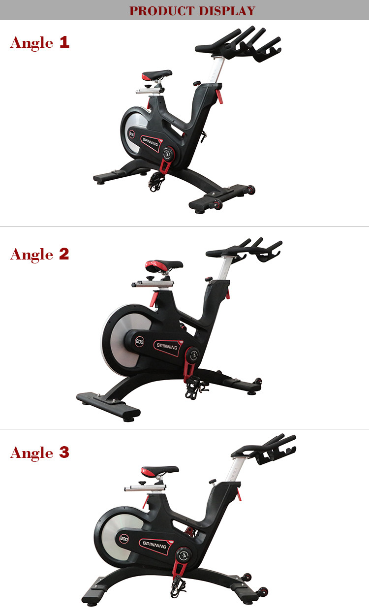Professional Magnetic Gym Spin Bike Commercial Grade Fitness Equipment