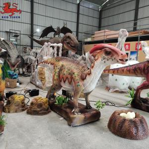 China Realistic Animatronic Parasaurolophus Dinosaur Jurassic Amusement Park Dinosaur wholesale