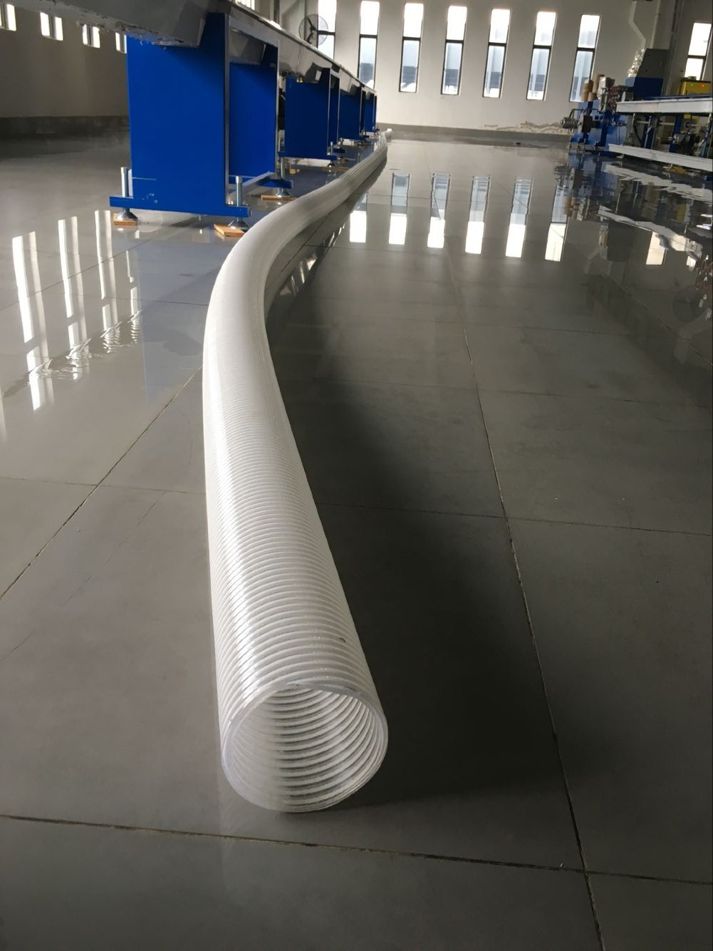 380V PVC Spiral Pipe PLC Extrusion Machine 160kw PE PP 50HZ