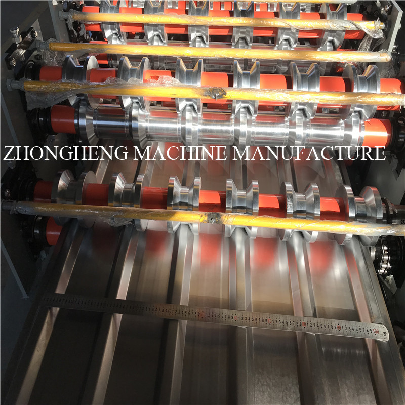 Trapezoidal Metal Roof Panel Roll Forming Machine 5.5KW 8m/min