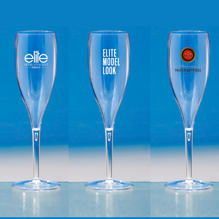 Reusable Unbreakable Plastic Champagne Flutes Anti - Break Food Grade Material