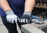 HPPE Shell Black Anti Cut Work Gloves Unisex Gender Superior Abrasion Resistance