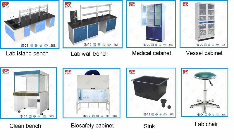 Cold Rolled Steel Laboratory Fume Hood , Large Solid Benchtop Fume Hood