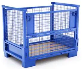 China Warehouse Metal Storage Bins-foldable metal cage for storage wholesale