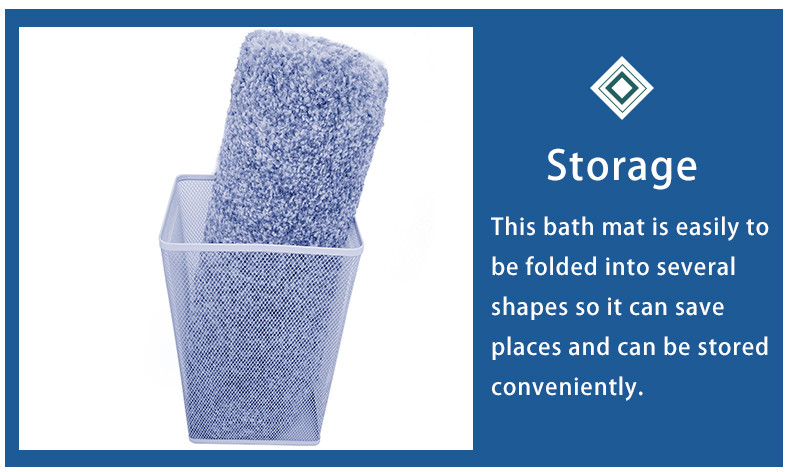 Yarn Fastness D4 Microfiber Latex Backed Bath Mats Eco Friendly