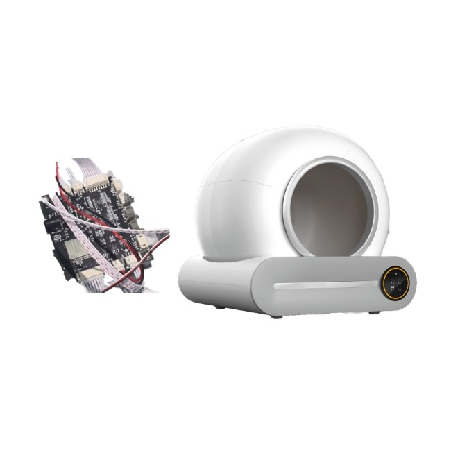 Ceramic Automatic Pet Litter Box With APP Support Customized Production