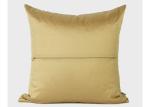 Customized Geometric Cushion Covers Light Gold Throw Pillows For Outdoor Seat